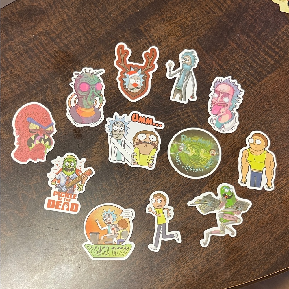 Ricky & Morty Stickers